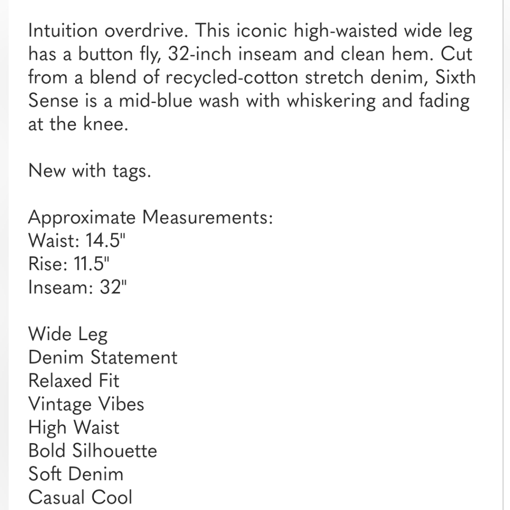 MOTHER High-Waist Wide Leg Jeans in Medium Blue - Picture 5 of 9